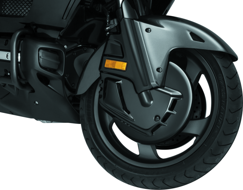 Kuryakyn 7460 - KUR7460 - Kuryakyn Brake Rotor Cover Honda 01-17 GL1800 Gloss Black - Shipped in Europe - Tuningsupply.com