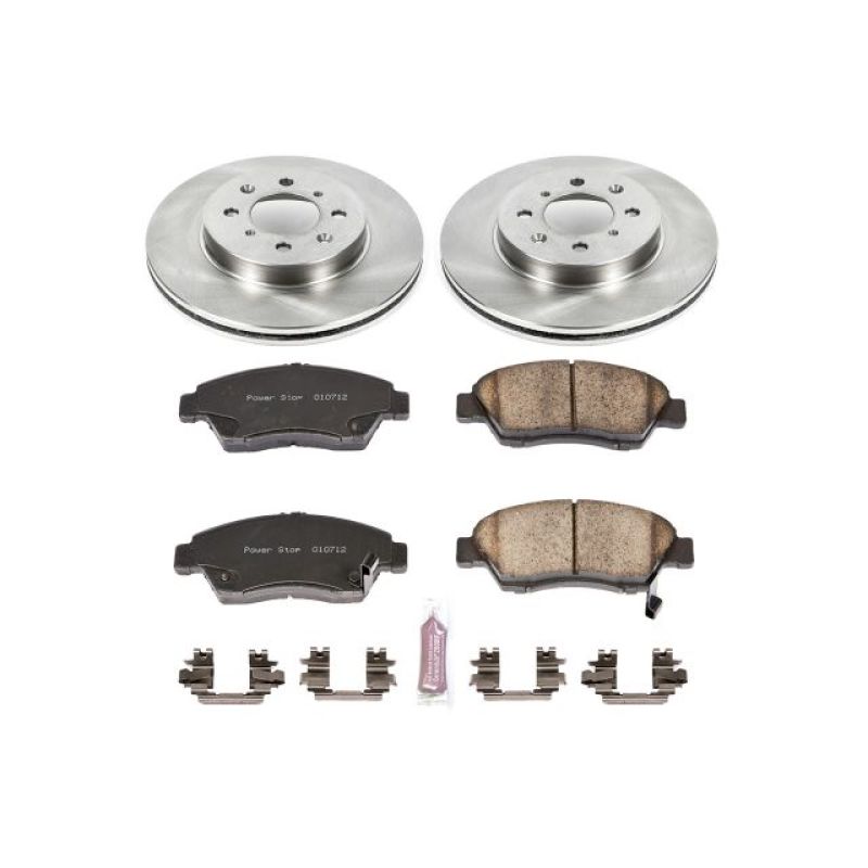 PowerStop KOE694 - PSBKOE694 - Power Stop 93-95 Honda Civic Front Autospecialty Brake Kit - Shipped in Europe - Tuningsupply.com