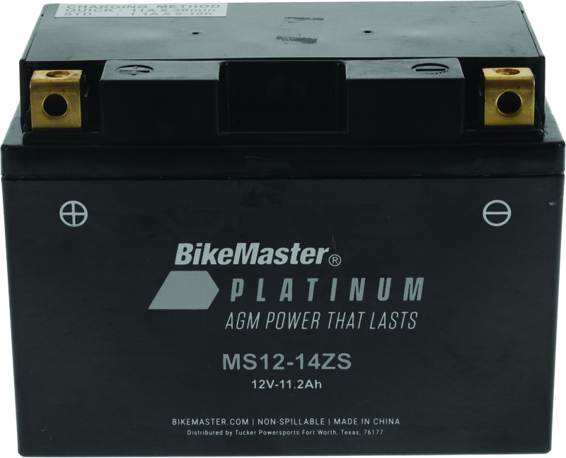 BikeMaster 780716 - BKM780716 - BikeMaster AGM Battery - MS12-14ZS - Shipped in Europe - Tuningsupply.com