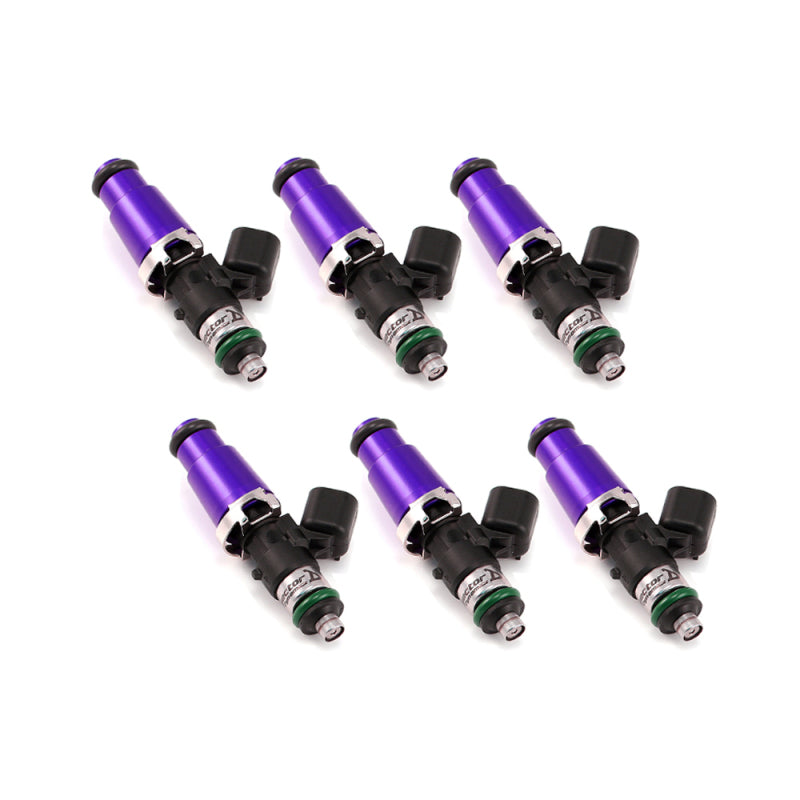 Injector Dynamics 1750.60.14.14.6 - IDX1750.60.14.14.6 - Injector Dynamics 1750-XDS - 60mm Length - 14mm Purple Top - 14mm Lower O-Ring (Set of 6) - Shipped in Europe - Tuningsupply.com