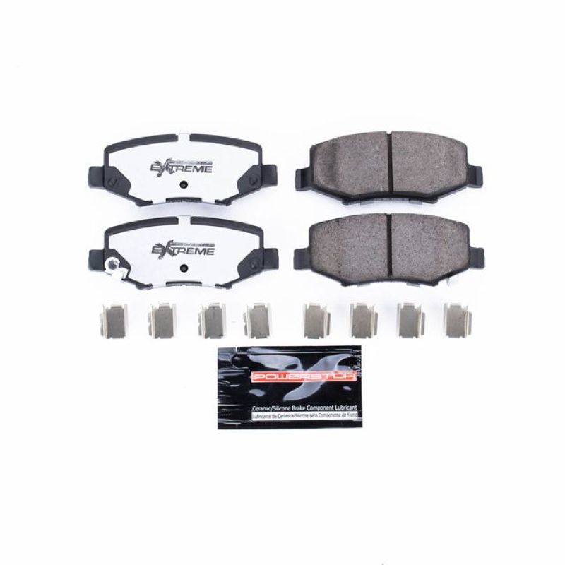 PowerStop Z36-1274 - PSBZ36-1274 - Power Stop 07-18 Jeep Wrangler Rear Z36 Truck & Tow Brake Pads w/Hardware - Shipped in Europe - Tuningsupply.com