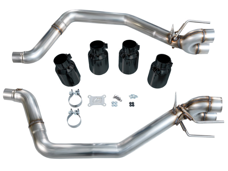 AWE Tuning 3020-43662 - AWE3020-43662 - AWE Tuning 09-13 Chevrolet Corvette 6.2L Track Edition Axle-Back Exhaust w/ Diamond Black Tips - Shipped in Europe - Tuningsupply.com
