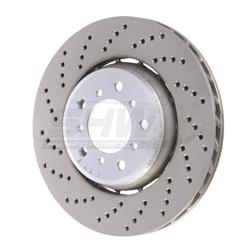 SHW Performance BFL42841 - SHWBFL42841 - SHW 01-06 BMW M3 3.2L Left Front Drilled Lightweight Brake Rotor (European Model) (34112282801) - Shipped in Europe - Tuningsupply.com