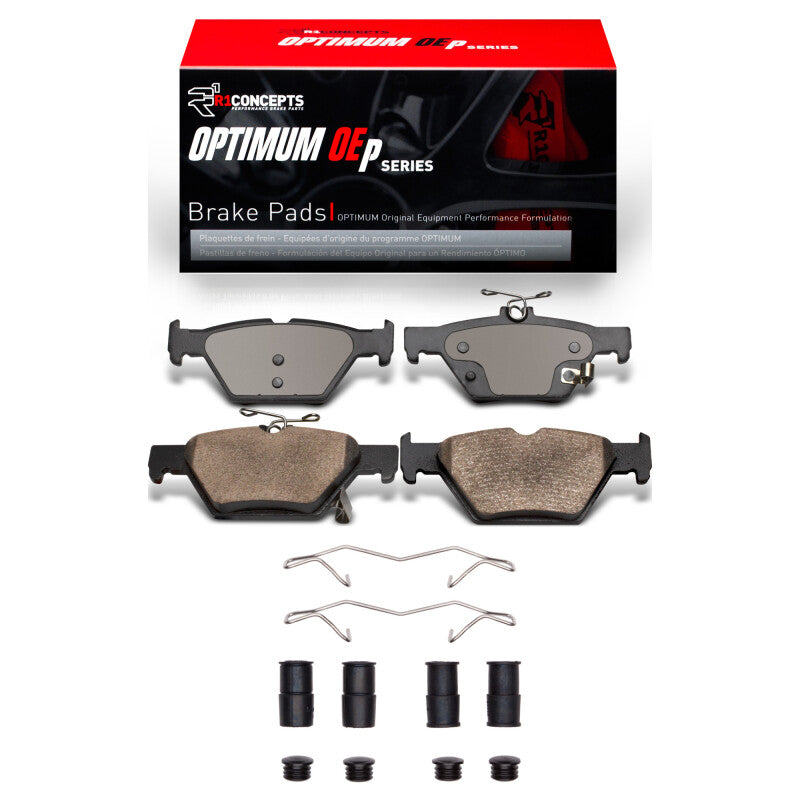 R1 Concepts 2551-1808-01 - RNC2551-1808-01 - R1 2015-2025 Subaru Impreza Rear R1 Optimum OE Pads & Hardware Kit - Shipped in Europe - Tuningsupply.com