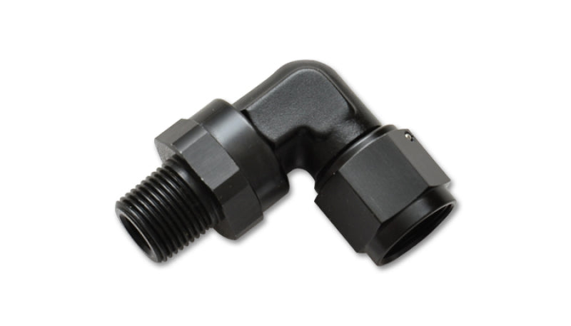 Vibrant 11390 - VIB11390 - Vibrant -10AN to 1/2in NPT Female Swivel 90 Degree Adapter Fitting - Shipped in Europe - Tuningsupply.com