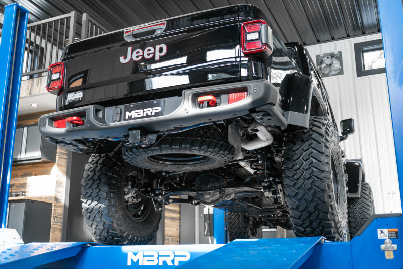 MBRP PS6502409 - MBRPS6502409 - MBRP 2021+ JEEP Gladiator JT 3.0L EcoDiesel XP Series T304SS 3in Filter Back w/ Rear Turn Down - Shipped in Europe - Tuningsupply.com
