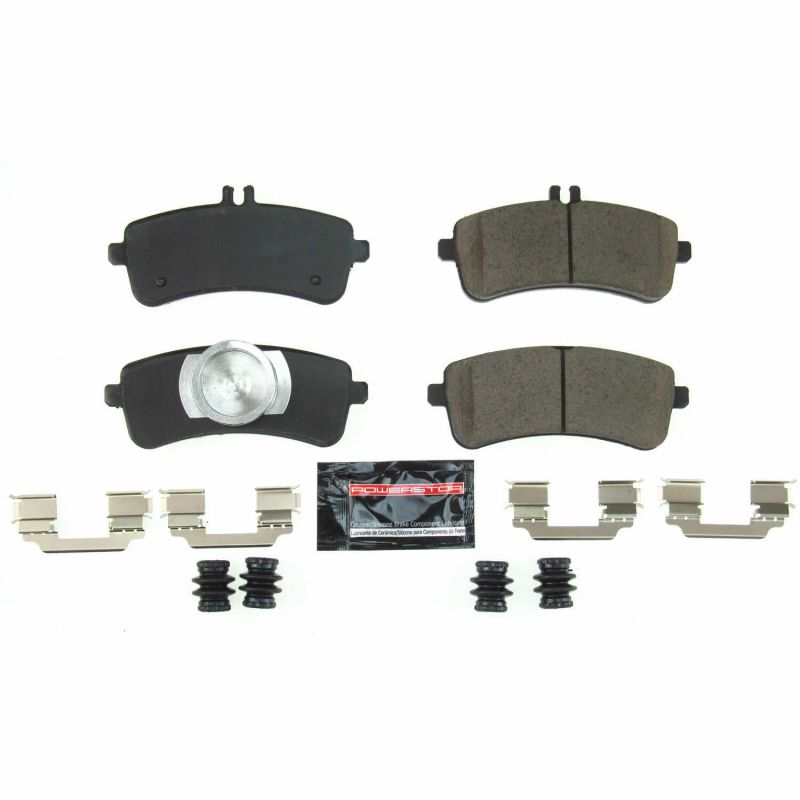 PowerStop Z23-1669 - PSBZ23-1669 - Power Stop 15-18 Mercedes-Benz S63 AMG Rear Z23 Evolution Sport Brake Pads w/Hardware - Shipped in Europe - Tuningsupply.com