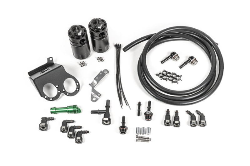 Radium Engineering 20-1186-FL - RAD20-1186-FL - Radium Engineering 15-19 Corvette Z06 Dual Catch Can Kit Fluid Lock - Shipped in Europe - Tuningsupply.com