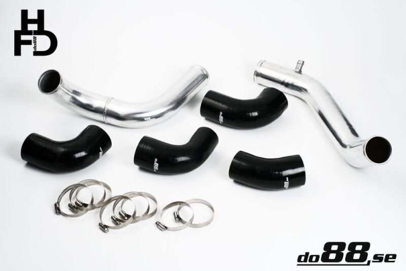 do88 TR-940-S-76 - DOBTR-940-S-76 - do88 Volvo 7/940 Turbo Center Connection Pipe Kit Black Hoses 3in Throttle Body - Shipped in Europe - Tuningsupply.com
