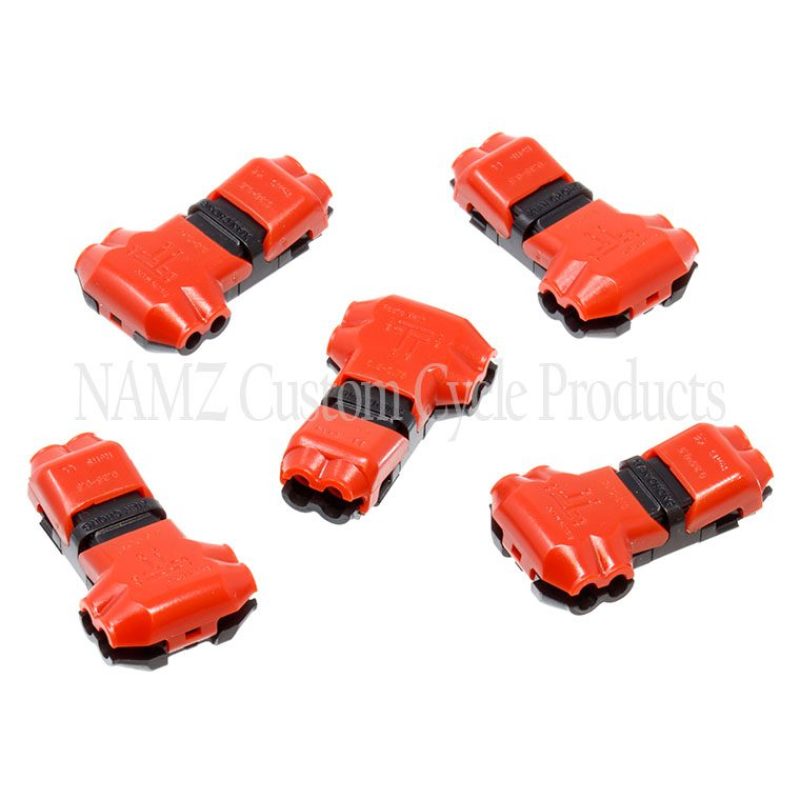 NAMZ NLS-T22 - NAMNLS-T22 - NAMZ Lightning Splice Kit T-Connection 18-22g 2-Wire to 2-Wire (5 Pack) - Shipped in Europe - Tuningsupply.com