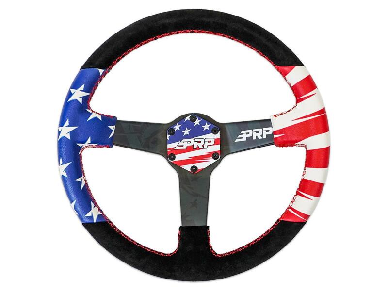 PRP Seats G100-NG1 - PRPG100-NG1 - PRP Steering Wheel Center Cap - New Glory Stars and Stripes - Shipped in Europe - Tuningsupply.com