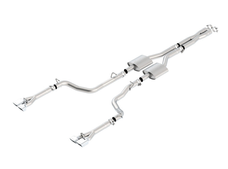 Borla 140436 - BOR140436 - Borla 11 Dodge Challenger SRT8 Coupe AT/MT 5/6spd 6.4L 8cyl ATAK SS Catback Exhaust - Shipped in Europe - Tuningsupply.com