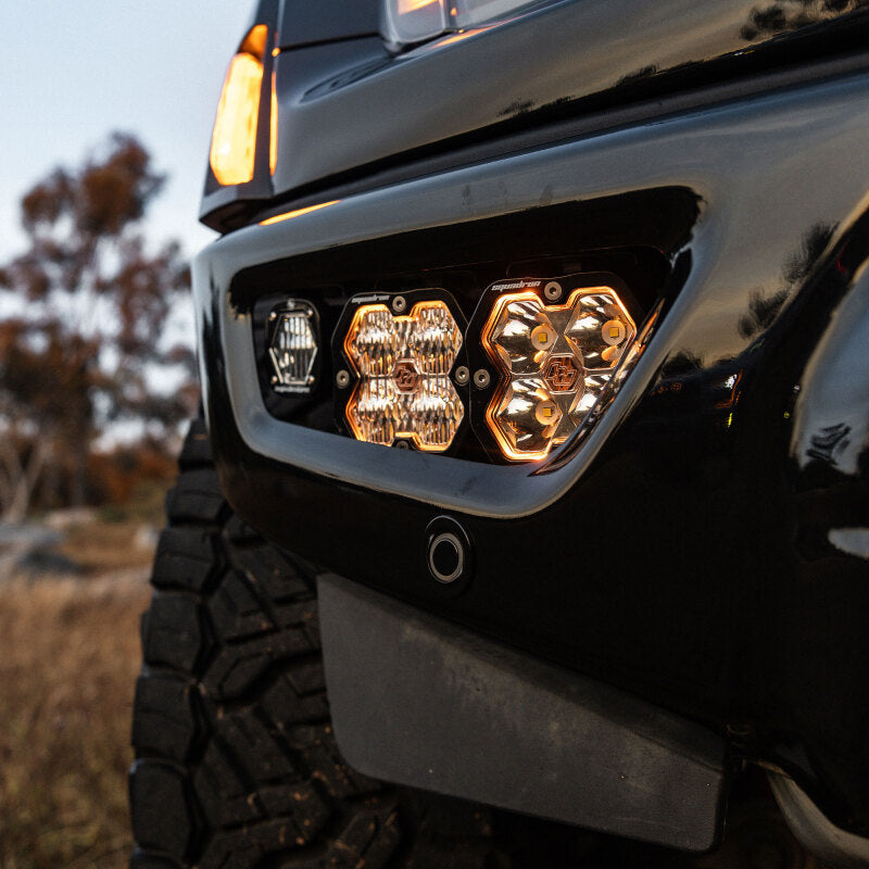 Baja Designs 440018 - BAJ440018 - Baja Designs 21-25 Ford Raptor Squadron Sport 2.0 Fog Pocket Kit (Multi Patterns) - Clear - Shipped in Europe - Tuningsupply.com