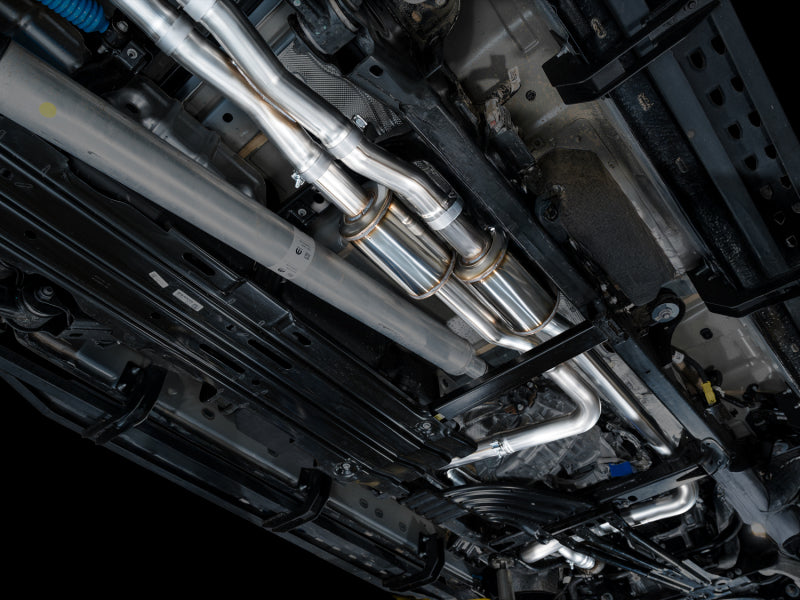 AWE Tuning 3015-33630 - AWE3015-33630 - AWE Tuning 2025+ RAM 1500 RHO 3.0 I6 TT 0FG Dual Rear Exit Cat-Back Exhaust - Diamond Black Tips - Shipped in Europe - Tuningsupply.com