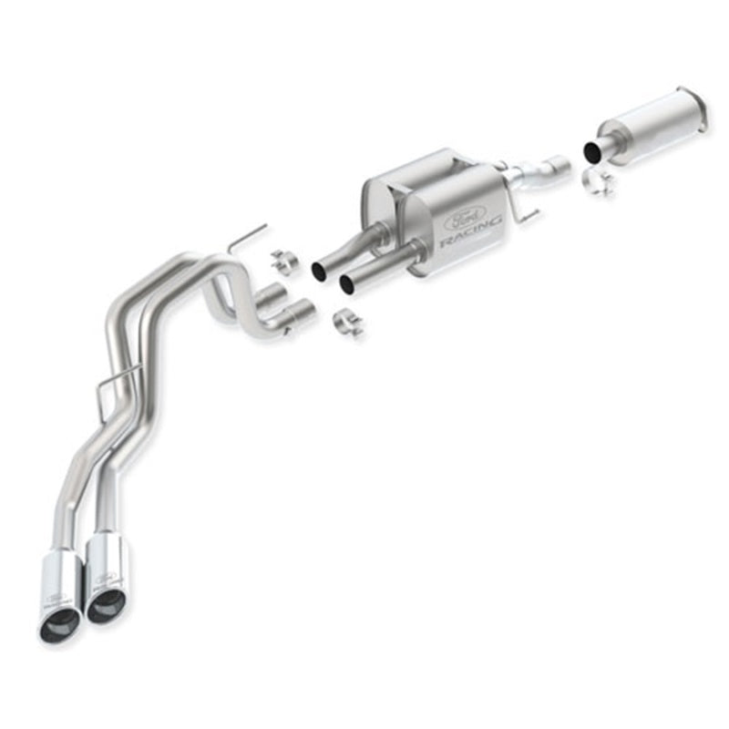 Ford Racing - FRPM-5200-F15R145C - Ford Racing 2011-2014 F-150 SVT Raptor 6.2L Cat-Back Touring Exhaust System 145-inch WB - Shipped in Europe - Tuningsupply.com