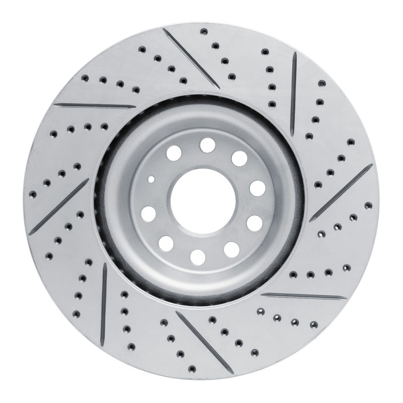 R1 Concepts 830-74034L - RNC830-74034L - R1 15-19 Volkswagen Golf R Front Left Drilled & Slotted Geo-Carbon Rotor - Shipped in Europe - Tuningsupply.com