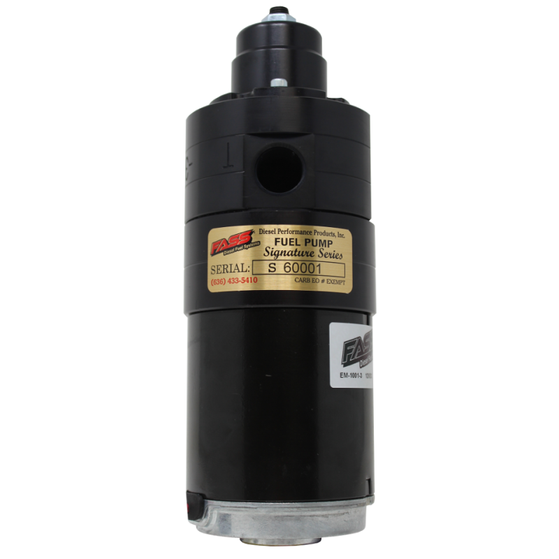 FASS Fuel Systems SFASD08100G - FASSFASD08100G - FASS 98.5-04.5 Dodge 2500/3500 Cummins 100gph Signature Series Adjustable Fuel Pump FAS D08 100G - Shipped in Europe - Tuningsupply.com