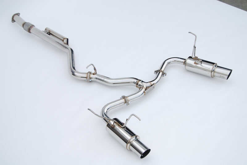 Invidia - INVHS22WRXGTP - Invidia 2022+ Subaru WRX N1 Twin Outlet Single Layer SS Tip Cat-Back Exhaust - Shipped in Europe - Tuningsupply.com