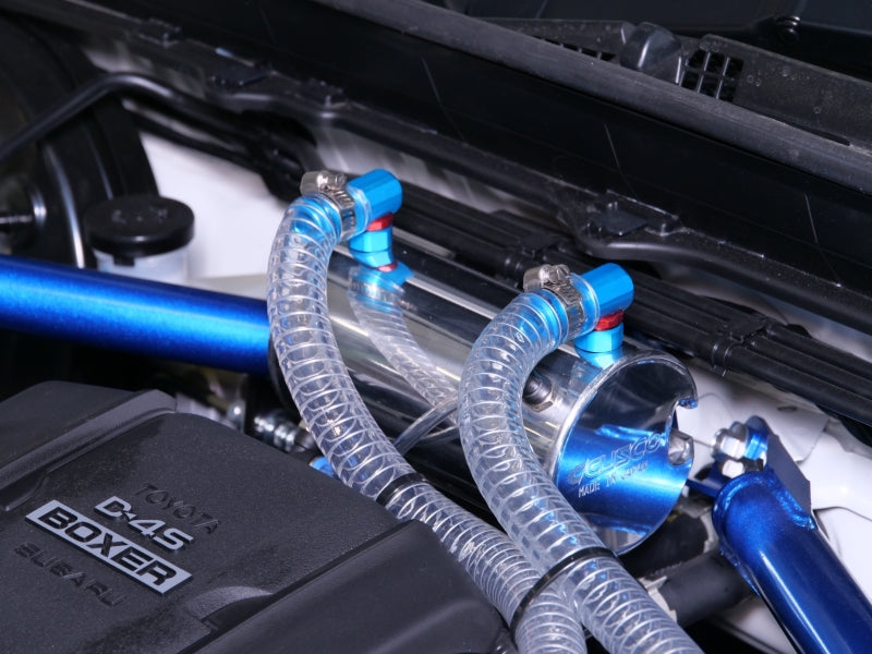 Cusco 6C1 009 A - CUS6C1 009 A - Cusco Oil Catch Tank Set Horizontal Mount 0.6L Round Type 17-22 GR86 / 13-22 BRZ / 13-16 FR-S - Shipped in Europe - Tuningsupply.com