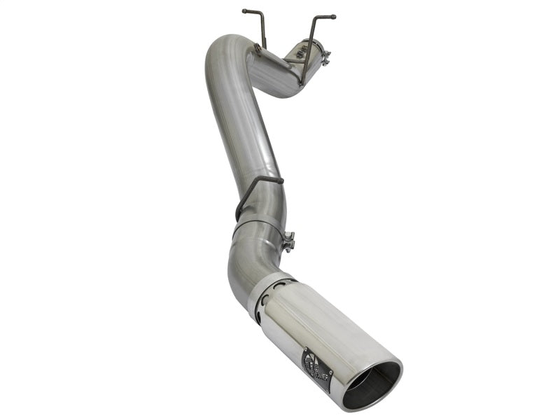aFe 49-44085-P - AFE49-44085-P - aFe LARGE BORE HD 5in 409-SS DPF-Back Exhaust w/Polished Tip 2017 GM Duramax V8-6.6L (td) L5P - Shipped in Europe - Tuningsupply.com