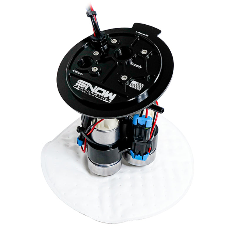 Snow Performance SNF-52410H - SNOSNF-52410H - Snow Performance 2005+ Dodge Charger / 2005+ Dodge Challenger High Output Fuel Hat - Triple Pump - Shipped in Europe - Tuningsupply.com