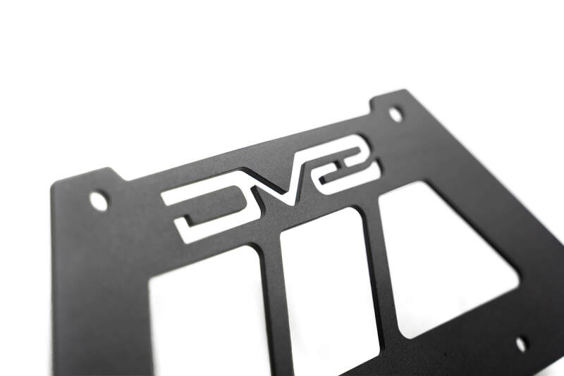 DV8 Offroad LPBM-02 - DVELPBM-02 - DV8 Offroad Fairlead Mounted Flip-Up License Plate Bracket - Shipped in Europe - Tuningsupply.com