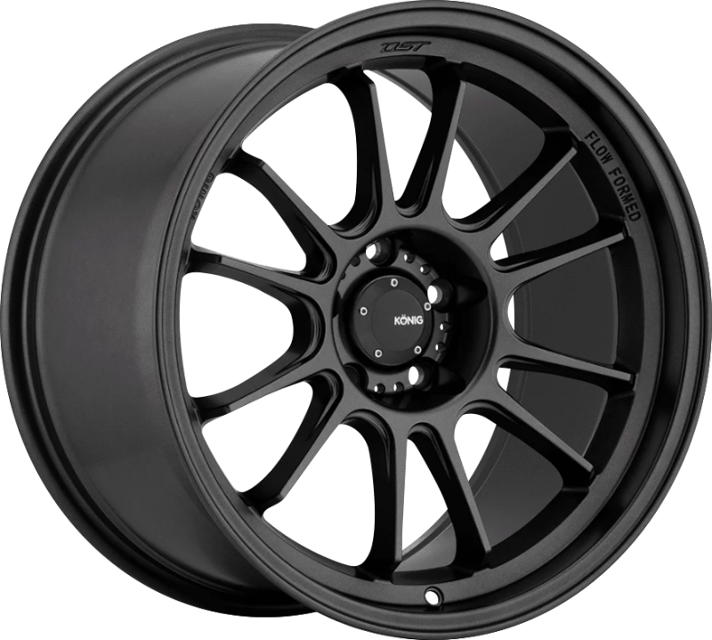 Konig HG28514205 - KNGHG28514205 - Konig Hypergram 18x12 5x114.3 ET20 Matte Black Wheel - Shipped in Europe - Tuningsupply.com