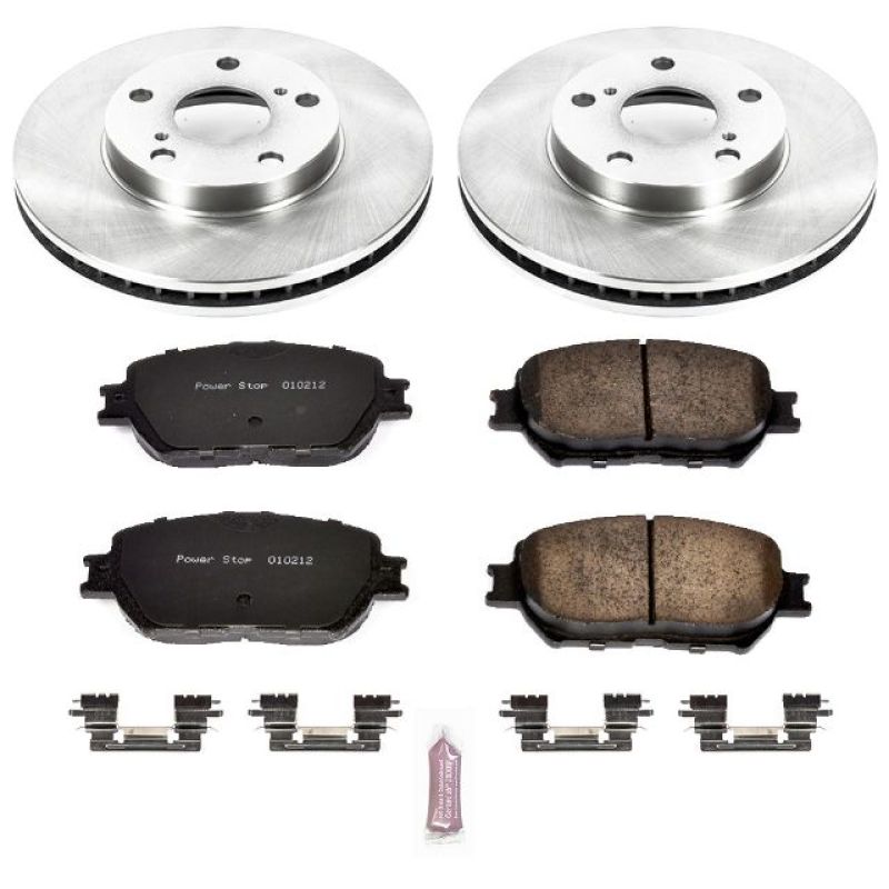 PowerStop KOE1064 - PSBKOE1064 - Power Stop 02-06 Toyota Camry Front Autospecialty Brake Kit - Shipped in Europe - Tuningsupply.com