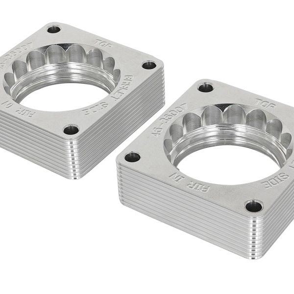 aFe 46-36007 - AFE46-36007 - aFe Silver Bullet Throttle Body Spacer 09-18 Nissan 370Z V6-3.7L (VQ37VHR) - Shipped in Europe - Tuningsupply.com