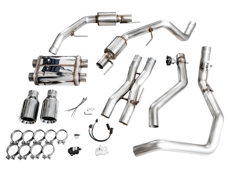 AWE Tuning 3025-32852 - AWE3025-32852 - AWE Gen 3 Raptor R SwitchPath Exhaust - Chrome Silver Tips - Shipped in Europe - Tuningsupply.com