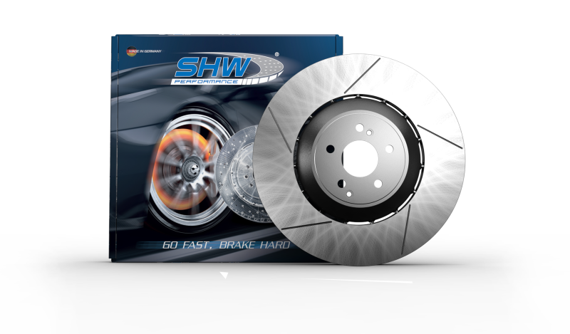 SHW Performance PFR49726 - SHWPFR49726 - SHW 13-16 Porsche Panamera GTS w/o Ceramics Right Front Slotted Lightweight Brake Rotor (298615302C) - Shipped in Europe - Tuningsupply.com
