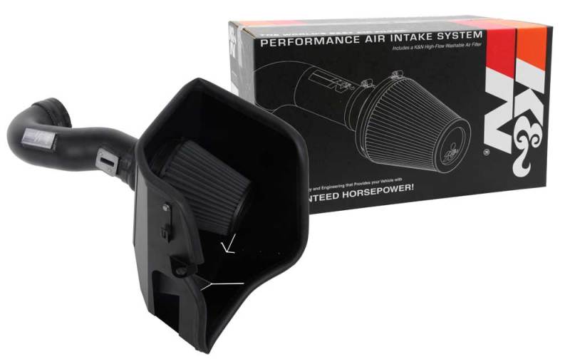 K&N Engineering 71-3110 - KNN71-3110 - K&N 2019 Chevrolet Silverado 1500 5.3L V8 Black Performance Intake Kit - Shipped in Europe - Tuningsupply.com