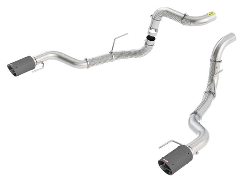 Borla 60640CFBA - BOR60640CFBA - Borla 2017 Ford Raptor 3.5L AT RWD CC Short Bed/EC Standard Bed 3in Tailpipe Assembly w/ CF Tips - Shipped in Europe - Tuningsupply.com
