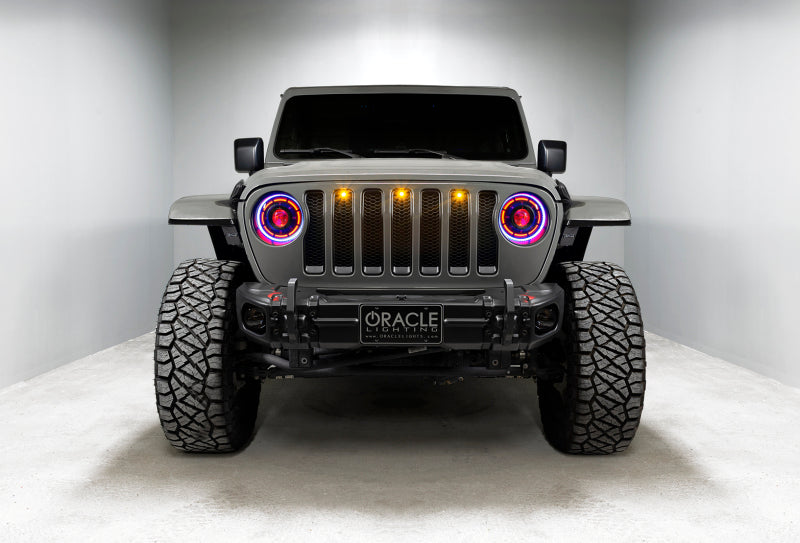 ORACLE Lighting 5839-504-B - ORL5839-504-B - Oracle Oculus Bi-LED Projector Headlights for Jeep JL/Gladiator JT - w/ Simple Controller - Shipped in Europe - Tuningsupply.com