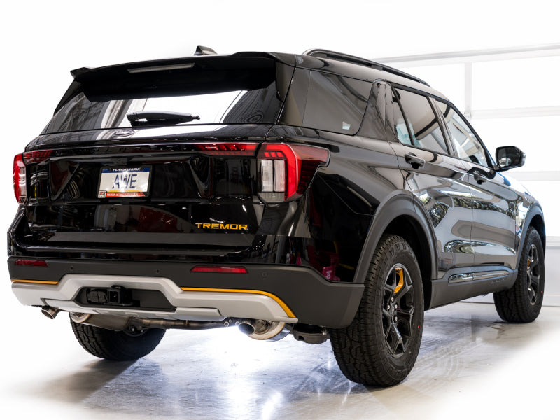 AWE Tuning 3015-28625 - AWE3015-28625 - AWE Tuning 2021+ Ford Explorer Tremor 3.0TT 0FG Dual Rear Exit Exhaust w/ Bash Guard - Shipped in Europe - Tuningsupply.com