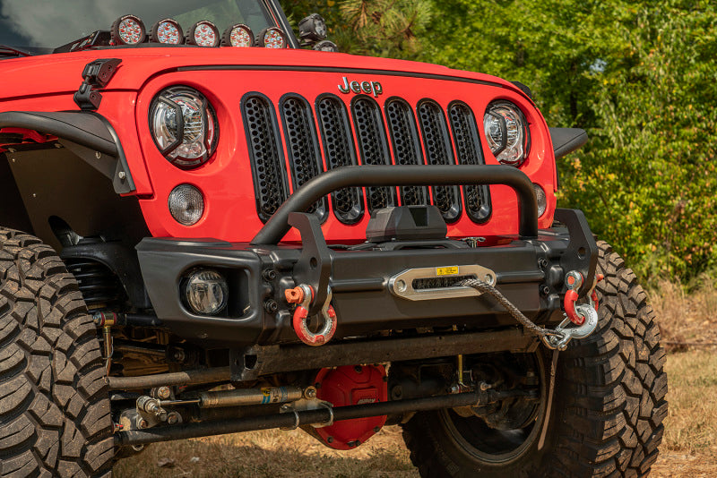 Rugged Ridge - RUG11549.13 - Rugged Ridge Arcus Front Bumper Set W/ Overrider 2018 Jeep Wrangler JK - Shipped in Europe - Tuningsupply.com