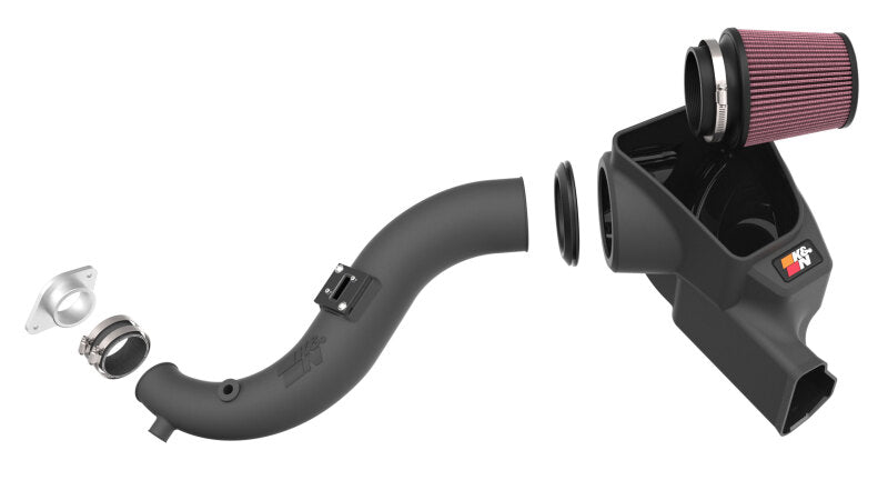 K&N Engineering 63-2627 - KNN63-2627 - K&N 2024 Ford Mustang Ecoboost L4-2.3L F/L Turbo AirCharger - Cold Air Intake System - Shipped in Europe - Tuningsupply.com