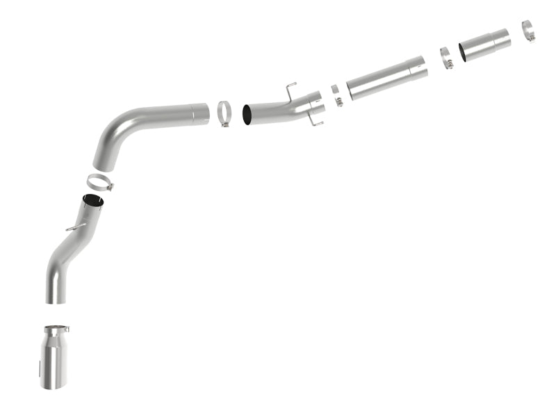 aFe 49-42078-P - AFE49-42078-P - aFe LARGE BORE HD 5in 409-SS DPF-Back Exhaust w/Pol Tip 19-20 Ram Diesel Trucks L6-6.7L (td) - Shipped in Europe - Tuningsupply.com
