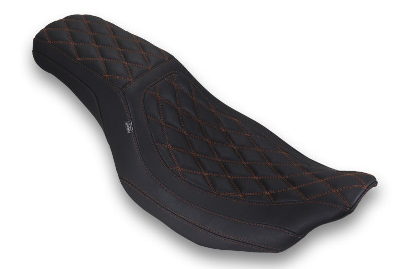 Mustang Motorcycle 88514 MO - MMP88514 MO - Mustang 23-25 HD Dble Diamond Low Squareback CVO Road Glide (ST), Rd Glide and Str Glide Black/MO - Shipped in Europe - Tuningsupply.com