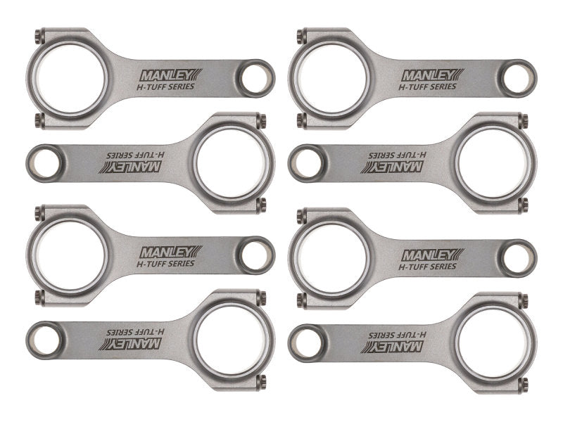 Manley Performance 14089R-8 - MAN14089R-8 - Manley Chrysler 5.7L/6.1L/6.4L Hemi ARP 2000 6.2in w/ 24mm Pin H Beam Connecting Rod - Set of 8 - Shipped in Europe - Tuningsupply.com