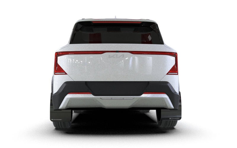Rally Armor MF140-UR-BLK-WH - RALMF140-UR-BLK-WH - Rally Armor 2027 Kia EV5 Black UR Mud Flap - White Logo - Shipped in Europe - Tuningsupply.com
