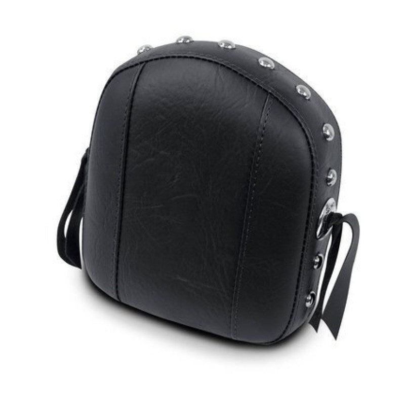 Mustang Motorcycle 76498 - MMP76498 - Mustang Harley Sissy Bar Pad Low Medallion Style - Black - Shipped in Europe - Tuningsupply.com