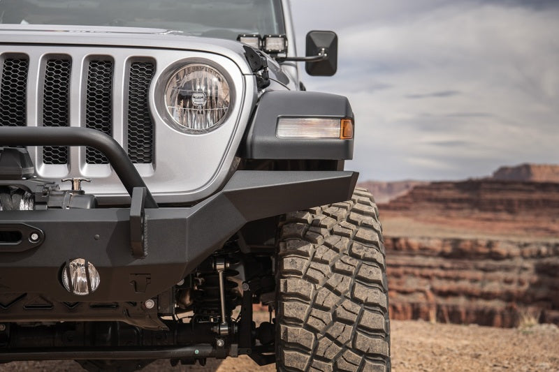 Rugged Ridge 11540.31 - RUG11540.31 - Rugged Ridge HD Bumper Full Width Front 07-18 Jeep Wrangler JK 18-20 Jeep Wrangler JL 2020 JT - Shipped in Europe - Tuningsupply.com