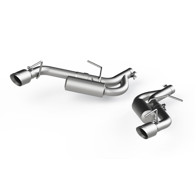 MBRP PS7038AL - MBRPS7038AL - MBRP 16-19 Chevrolet Camaro 2.5in Aluminum Non NPP Axle Back Exhaust System - 4in Dual Wall Tips - Shipped in Europe - Tuningsupply.com