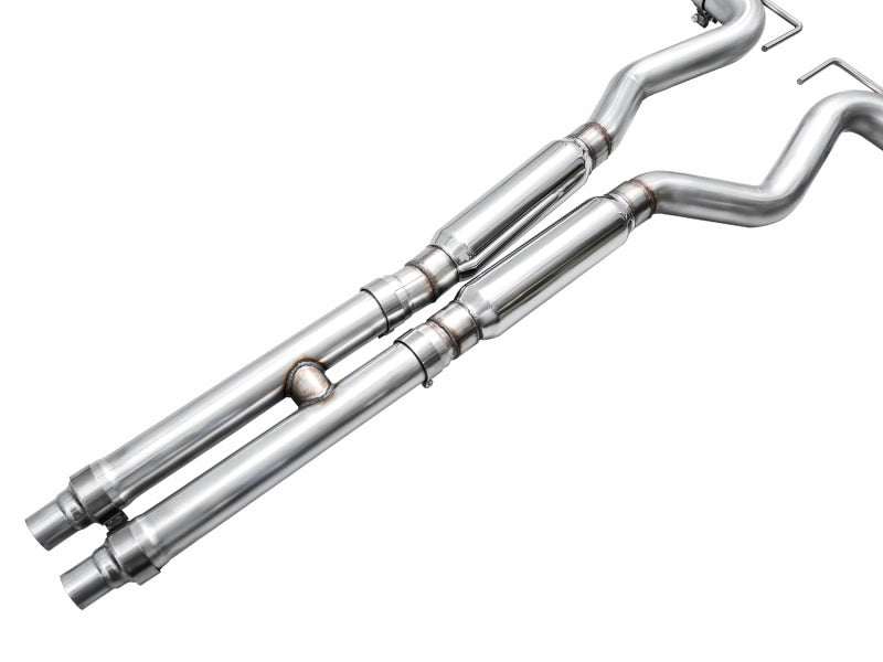 AWE Tuning 3025-43551 - AWE3025-43551 - AWE Tuning 21-23 Ford Mustang Mach 1 SwitchPath Cat-Back Exhaust w/ Quad Diamond Black Tips - Shipped in Europe - Tuningsupply.com