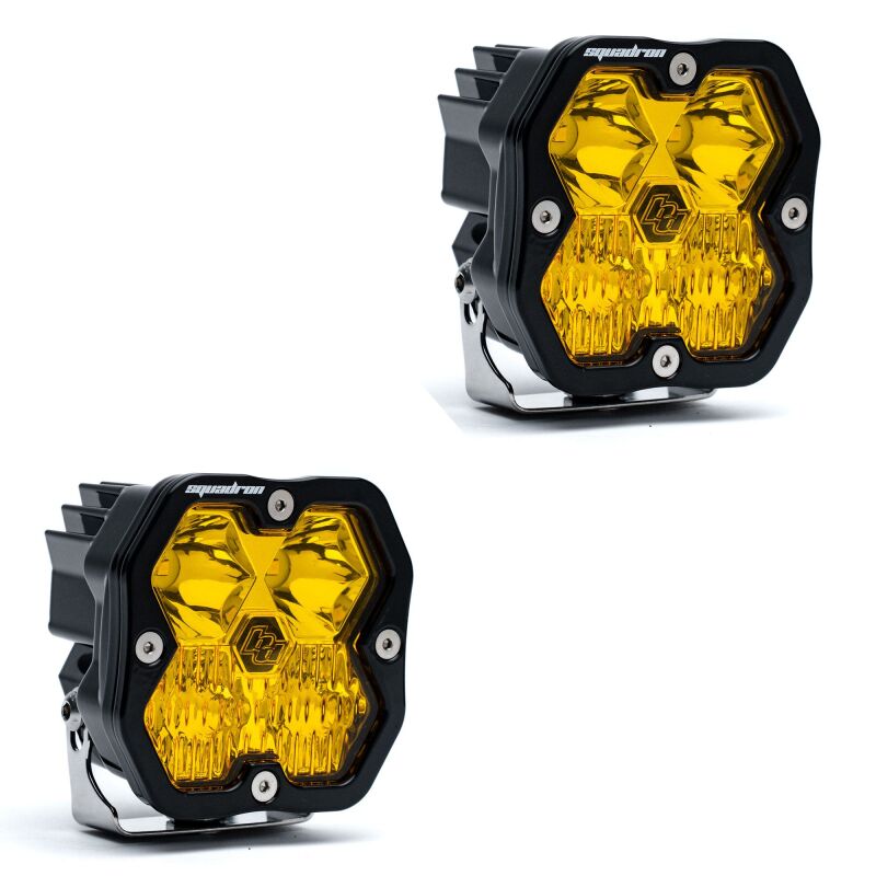 Baja Designs 5878132NH - BAJ5878132NH - Baja Designs Squadron-R 2.0 Sport (Pair) LED Driving/Combo / No Harness - Baja Amber - Shipped in Europe - Tuningsupply.com