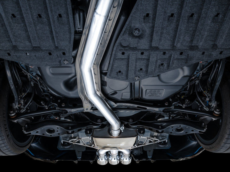 AWE Tuning 3015-52287 - AWE3015-52287 - AWE Tuning 2023 Honda Civic Type R FL5 Touring Edition Exhaust w/ Triple Chrome Silver Tips - Shipped in Europe - Tuningsupply.com