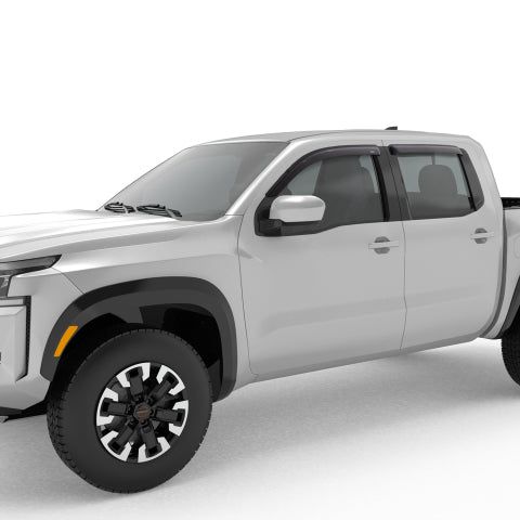 AVS 94788 - AVS94788 - AVS 2022 Nissan Frontier (Crewcab Pickup) Ventvisor Outside Mount Window Deflectors 4pc - Smoke - Shipped in Europe - Tuningsupply.com