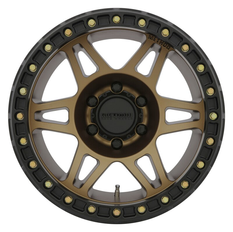 Method Wheels - MRWMR10679060944B - Method MR106 Beadlock 17x9 -44mm Offset 6x5.5 108mm CB Method Bronze w/BH-H24125 Wheel - Shipped in Europe - Tuningsupply.com