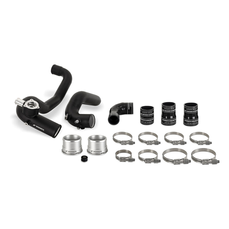 Mishimoto MMICP-BR23-21MWBK - MISMMICP-BR23-21MWBK - Mishimoto 21+ Bronco 2.3L Intercooler Pipe Kit Micro Wrinkle Black - Shipped in Europe - Tuningsupply.com